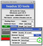 Fig 3. Setting Restore Directory