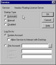 Figure 4. headus Floating License Server
