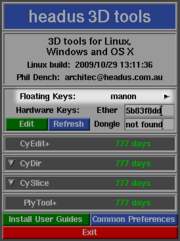 Figure 1. Running HLManager from the GUI